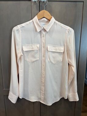 J. Crew Pale Blush Button-Down Shirt